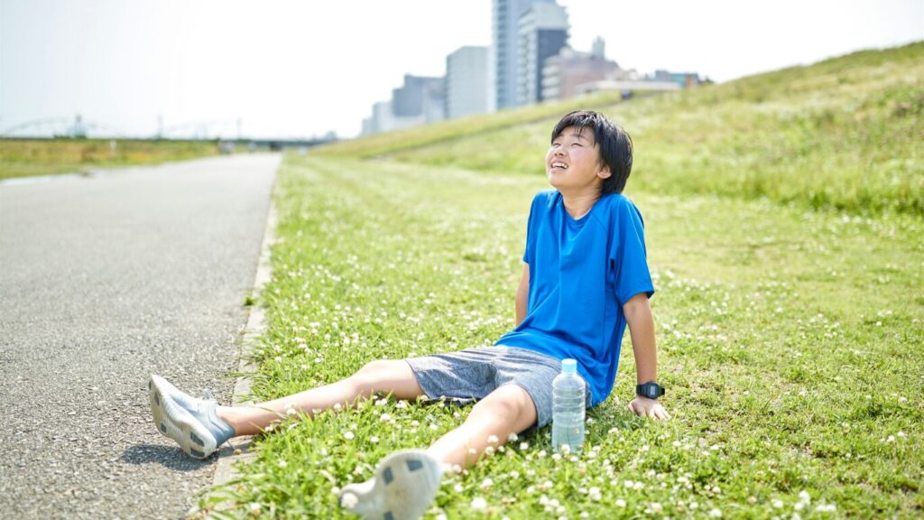 しっかり休む人